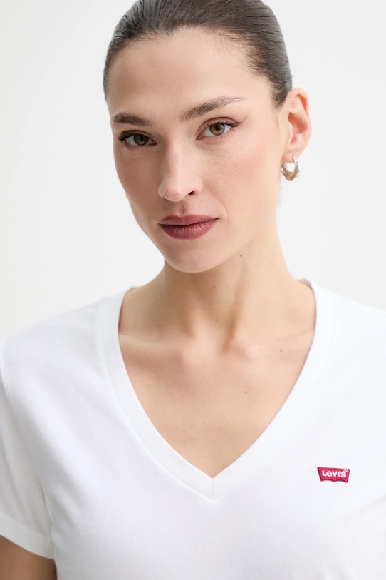 Levi's t-shirt bawełniany PERFECT VNECK 2-pack 004AN