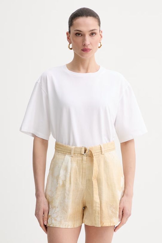 Gestuz t-shirt damski biały 10910960