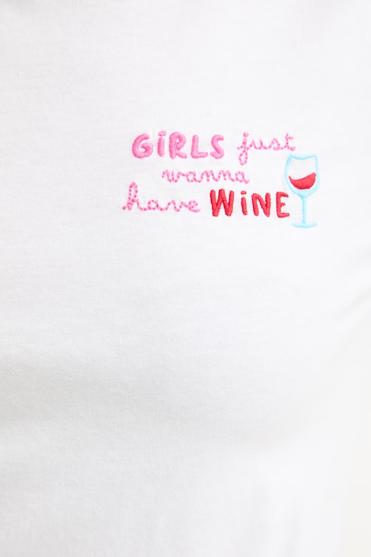 MC2 Saint Barth T-shirt damski bawełniany EMI0001. biały