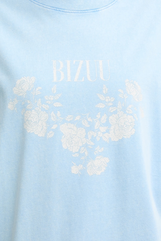 BIZUU T-shirt dziecięcy bawełniany PAPLYS PAPLYS.BLEKITNY niebieski