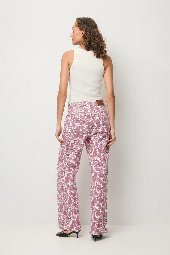 Odzież BIZUU T-shirt damski bawełniany SEYA SEYA.KREMOWY beżowy