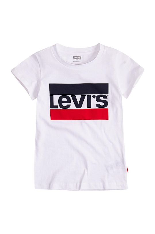 Dětské tričko Levi's kulatý bílá 3E4900.NOS.G