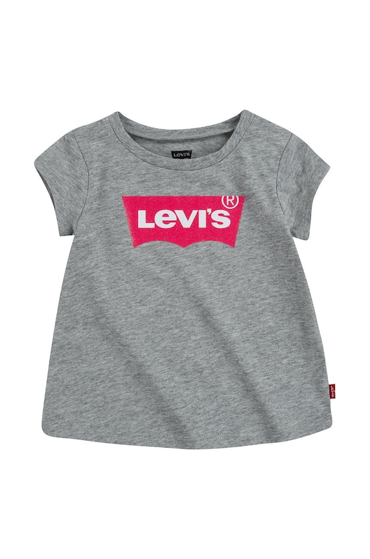 Дитяча футболка Levi's бавовна сірий 1EB526.NOS.G