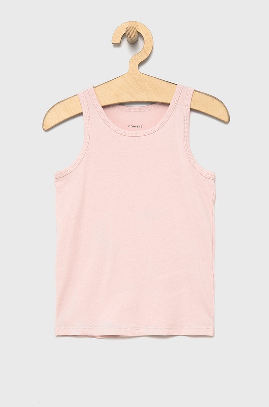 Dziewczynka Name it top dziecięcy (2-pack) 13199479.Elderberry różowy