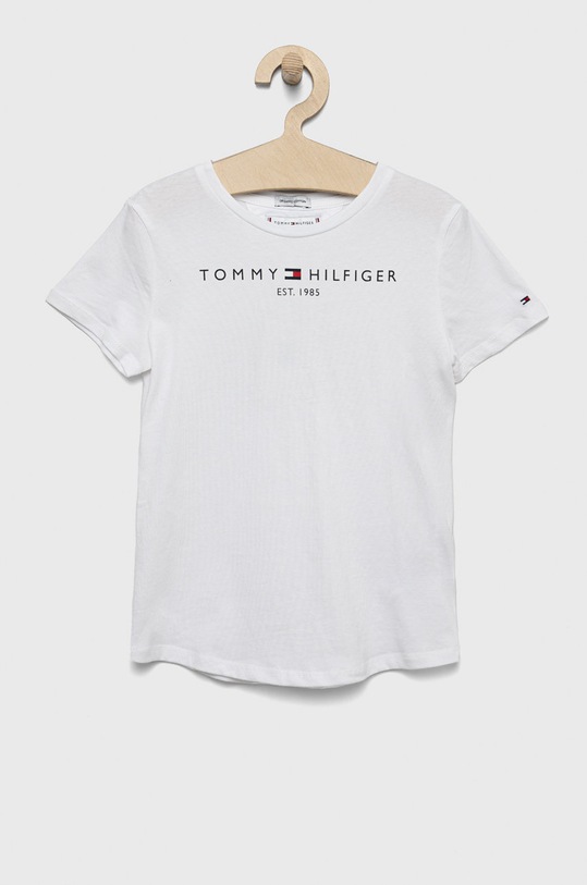 Tommy Hilfiger gyerek pamut póló pamut fehér KG0KG06585.9BYY