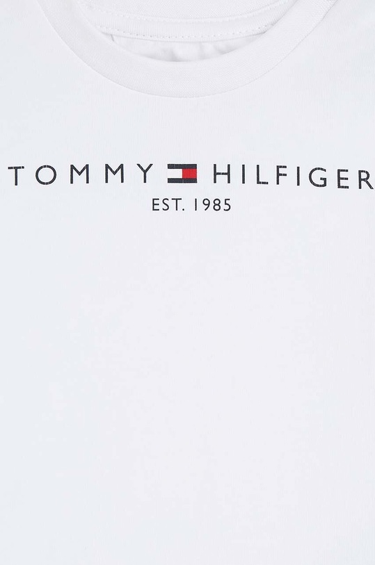 Dziewczynka Tommy Hilfiger t-shirt dziecięcy KN0KN01487.9BYY biały