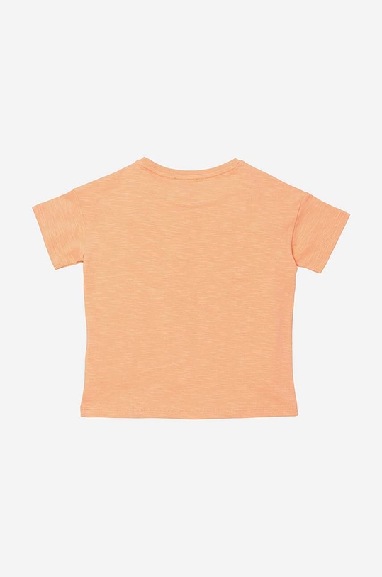 Dječja pamučna majica kratkih rukava Kenzo Kids Short Sleeves Tee-Shirt K15484 narančasta AA00