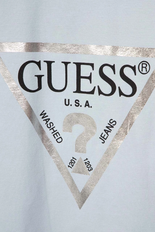 Dziewczynka Guess t-shirt dziecięcy J81I15.J1311.PPYH niebieski