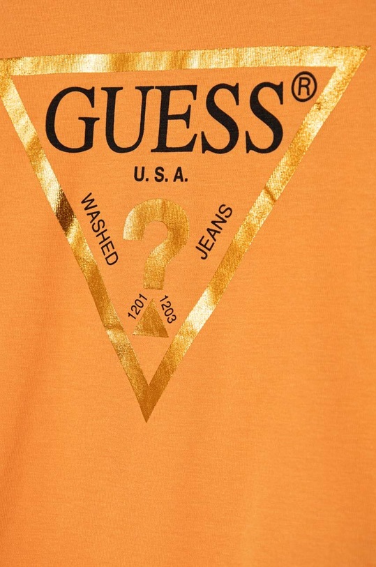 DÍVKA Bavlněné tričko Guess K73I56.K8HM0.PPYH oranžová