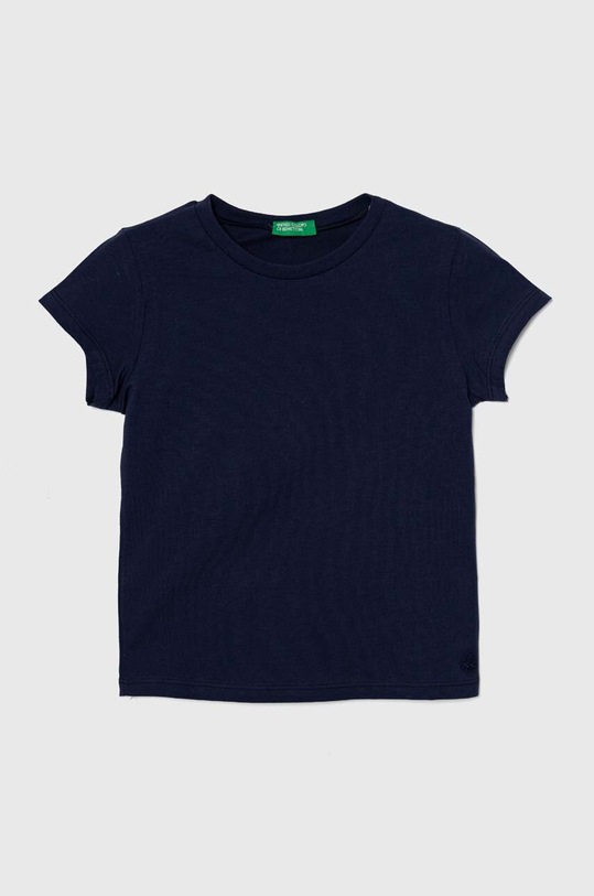 United Colors of Benetton t-shirt bawełniany dziecięcy bawełna granatowy 3I1XG106Y.P.Continuativ