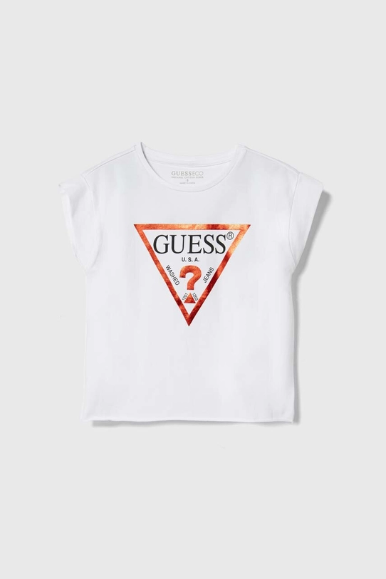 Дитяча футболка Guess з еластаном білий J81I15.J1311.9BYH