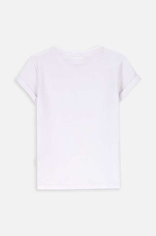 Дитяча бавовняна футболка Coccodrillo XCX143201BAG білий AA00