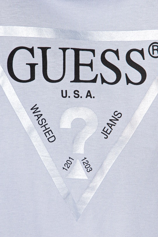 Djevojčice Dječja pamučna majica kratkih rukava Guess J73I56.K8HM0.PPYA plava