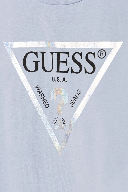 Дівчинка Дитяча футболка Guess J81I15.J1311.PPYA блакитний