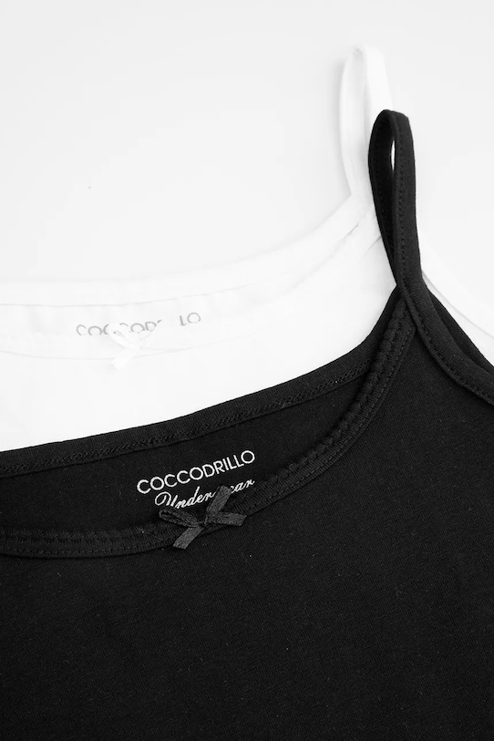 Κοριτσίστικα Παιδικό top Coccodrillo 2-pack XCX407201BAU λευκό