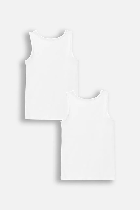 Coccodrillo top copii 2-pack XCX407205BAU alb AA00