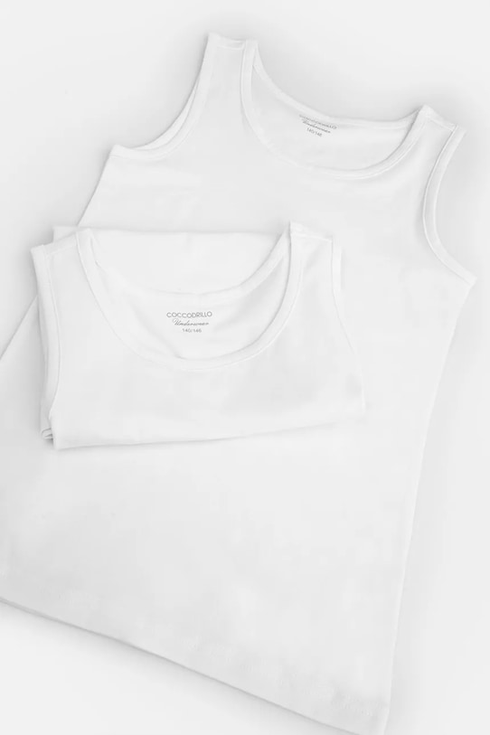 Detský top Coccodrillo 2-pak XCX407205BAU biela
