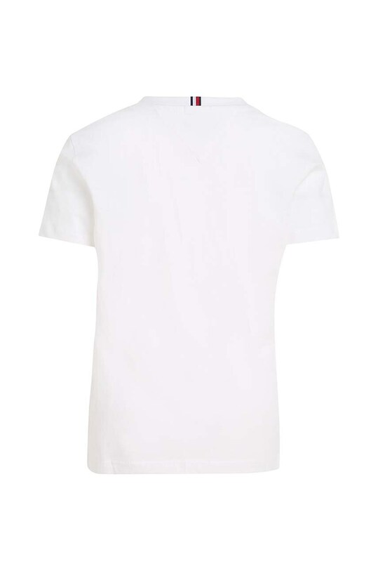 Хлопчик Дитяча бавовняна футболка Tommy Hilfiger KS0KS00210.NOS білий