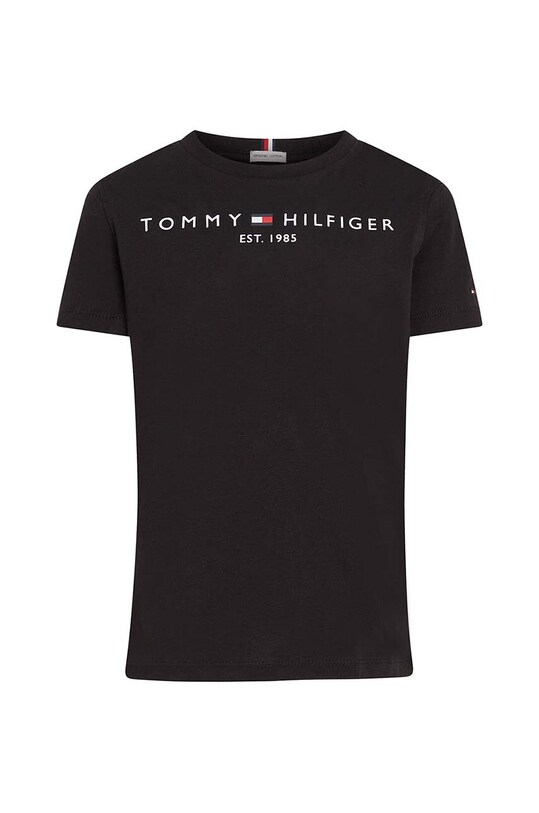 Tommy Hilfiger tricou de bumbac pentru copii KS0KS00210.NOS negru AA00
