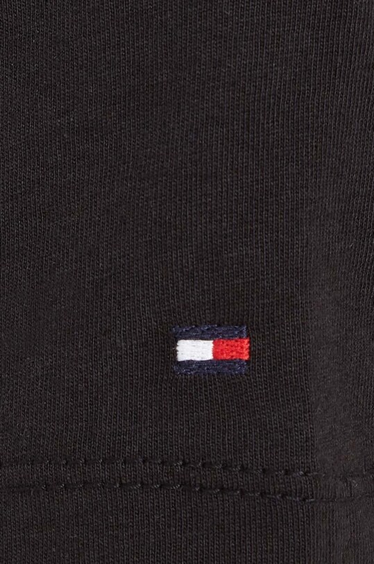 Tommy Hilfiger gyerek pamut póló fekete KS0KS00210.NOS
