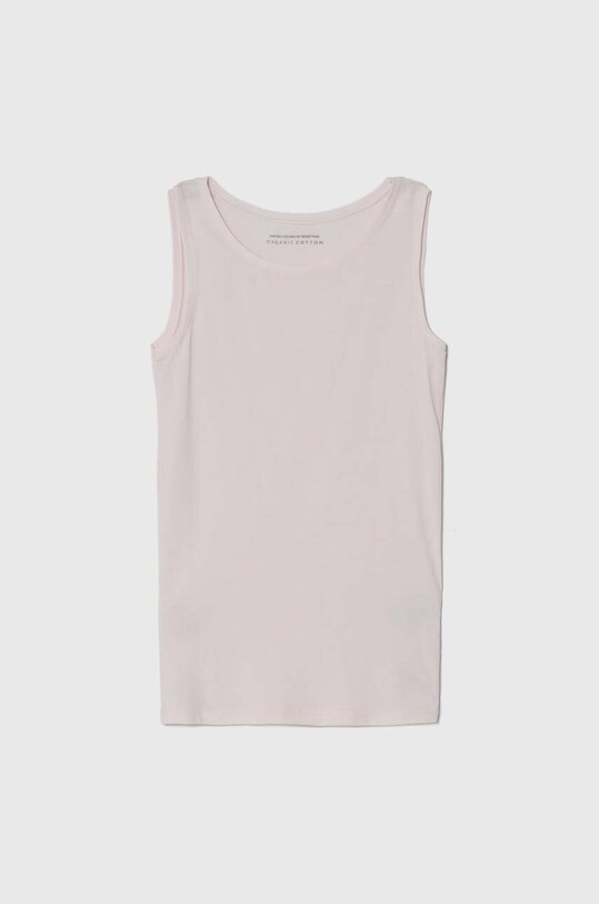 Дитяча футболка United Colors of Benetton 2-pack 3ZQM0H406.G.CONTINUATIV рожевий AA00