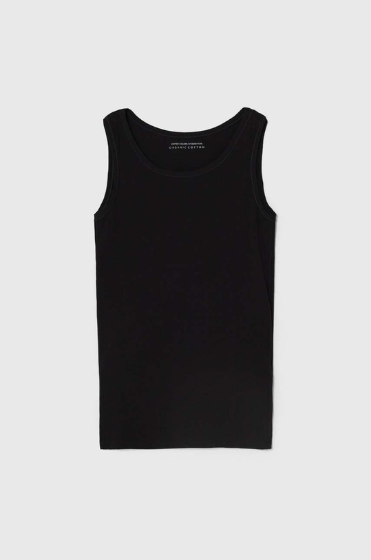 Παιδικό μπλουζάκι United Colors of Benetton 2-pack 3ZQM0H406.G.CONTINUATIV μαύρο AA00
