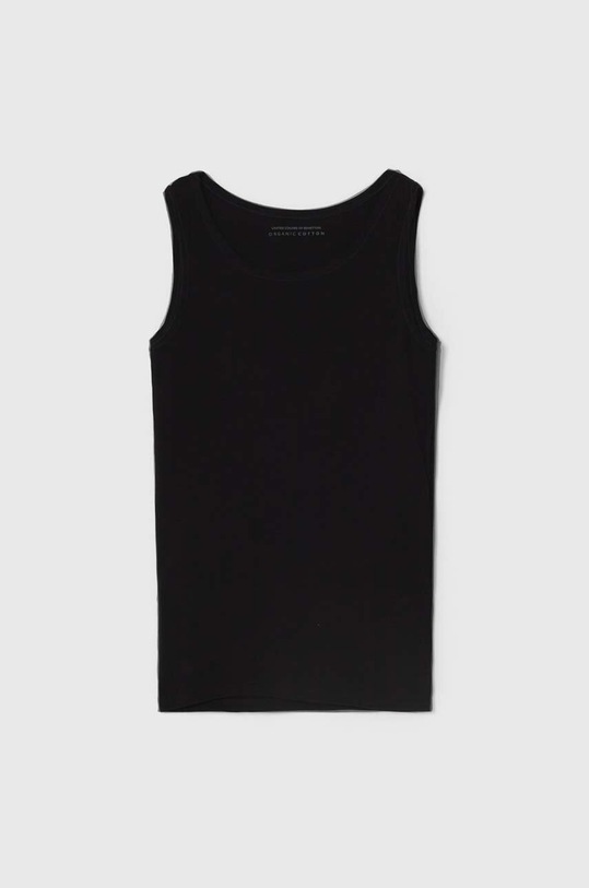 Παιδικό μπλουζάκι United Colors of Benetton 2-pack μαύρο 3ZQM0H406.G.CONTINUATIV