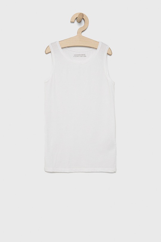United Colors of Benetton otroška majica (2-pack) 3ZQM0H406.G.CONTINUATIV bela AA00