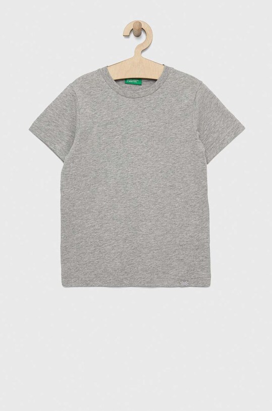 United Colors of Benetton t-shirt bawełniany dziecięcy bawełna szary 3I1XC109W.G.NOS