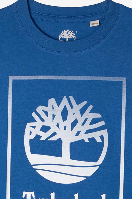 Хлопчик Дитяча бавовняна футболка Timberland Short Sleeves Tee-shirt T25S83.831 темно-синій