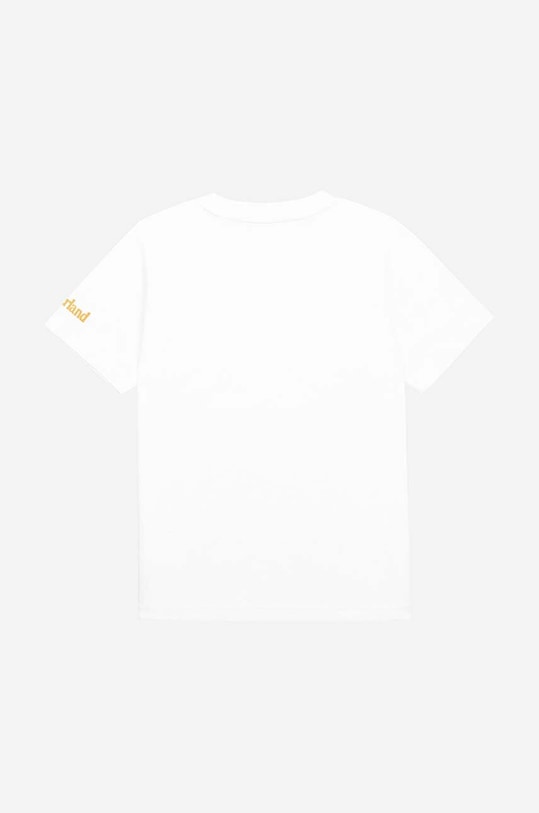 Timberland gyerek pamut póló Short Sleeves Tee-shirt T25S87.10B fehér AA00
