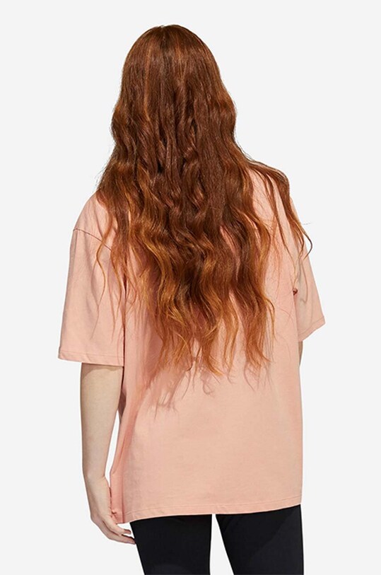 Хлопковая футболка adidas Originals HL0038 розовый AA00