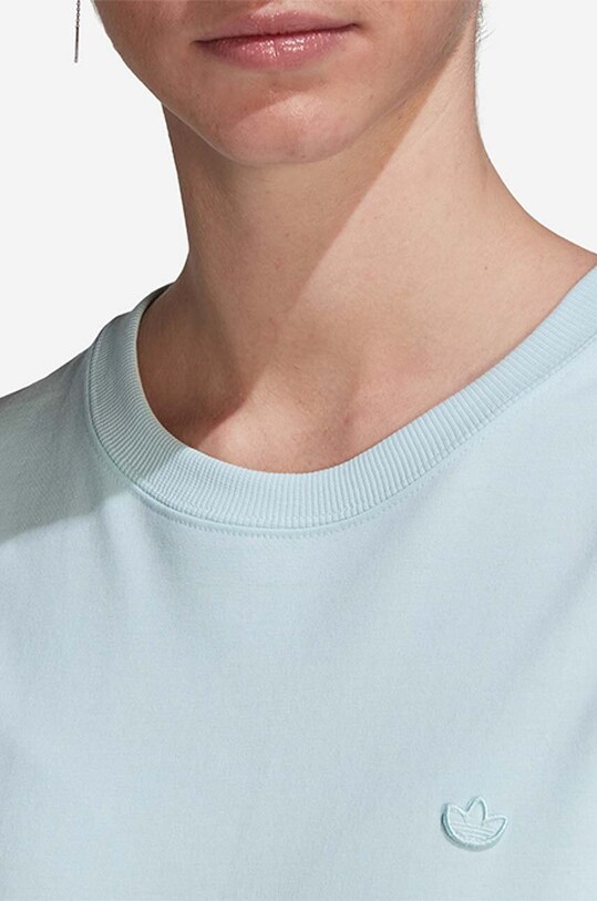 Хлопковая футболка adidas Originals чёрный HM1796