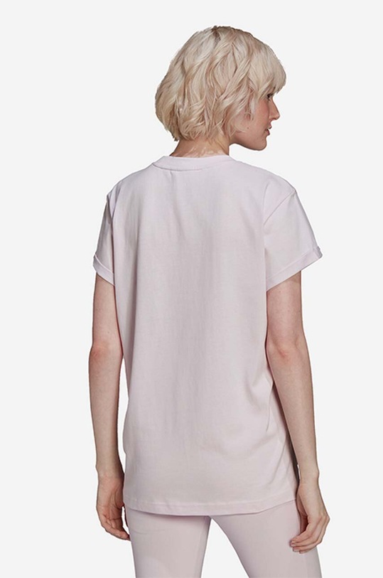 Bavlněné tričko adidas Originals HU1631 růžová AA00