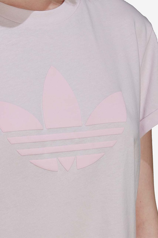 Bavlněné tričko adidas Originals HU1631 růžová