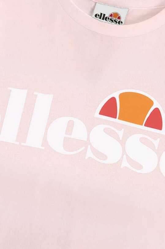 Chłopiec Ellesse t-shirt bawełniany dziecięcy S4E08595 różowy