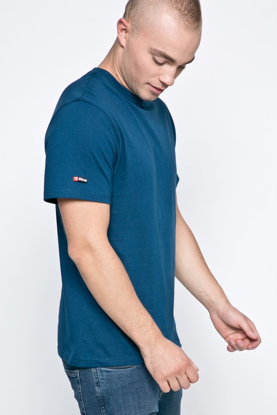 Henderson - T-shirt bawełna granatowy 19407.59X