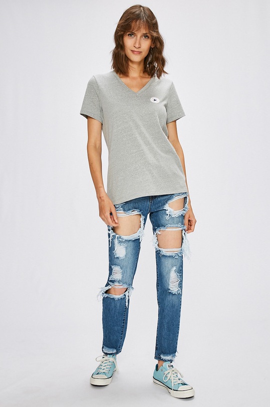 Converse - Tricou 10006443.A07 gri AA00