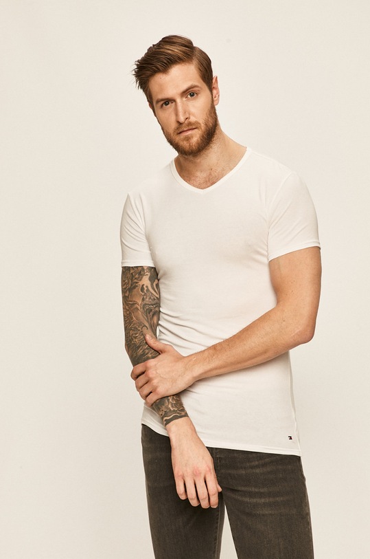 Oblečení Tommy Hilfiger - Tričko (3-pack) 2S87903767 bílá