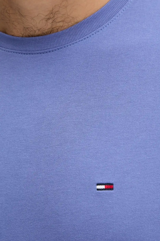Tommy Jeans pamut póló kék DM0DM04411