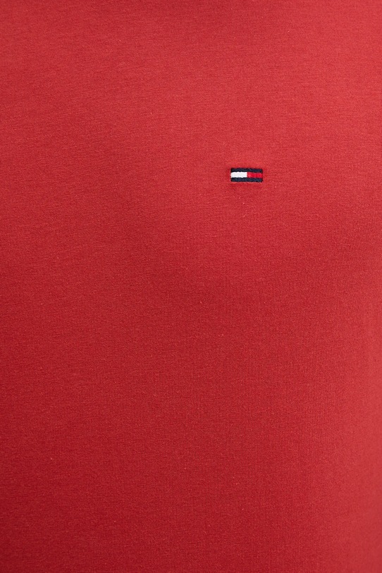 Bavlněné tričko Tommy Jeans DM0DM04411 červená