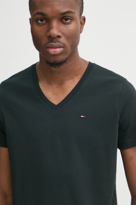 Tommy Jeans tricou negru DM0DM04410