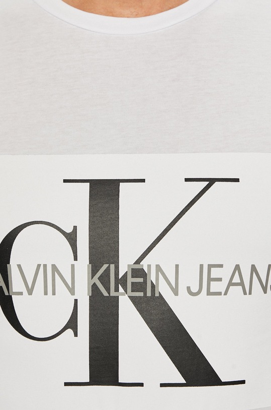 Calvin Klein Jeans - Pánske tričko J30J307842 biela
