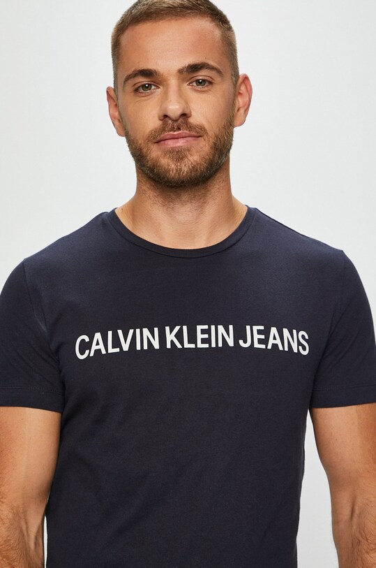 Calvin Klein Jeans - Majica J30J307855 mornarsko plava