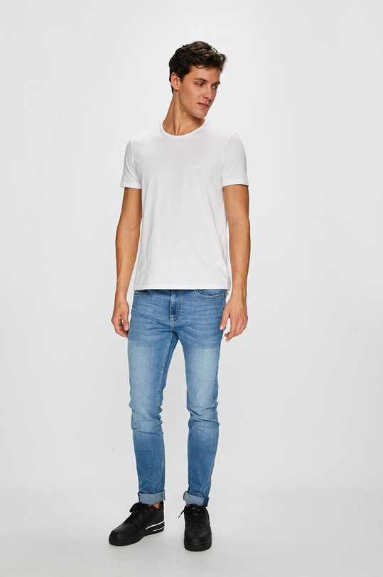 Emporio Armani - Pánske tričko 111647 biela AA00