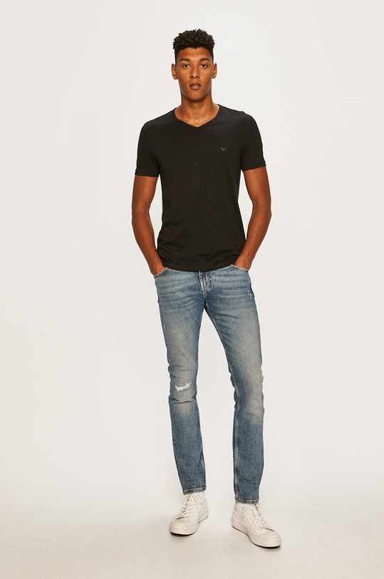 Emporio Armani - Футболка (2 штуки) 111648 чёрный AA00