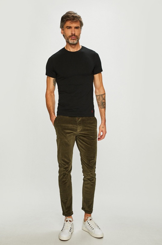 Tričko Polo Ralph Lauren (2-pack) 714621944001 černá AA00