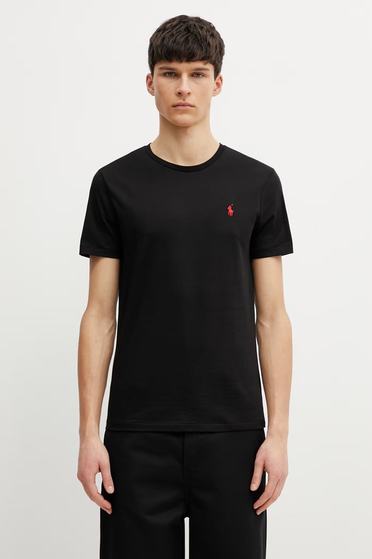 Polo Ralph Lauren - Majica bez uzorka crna 710680785001