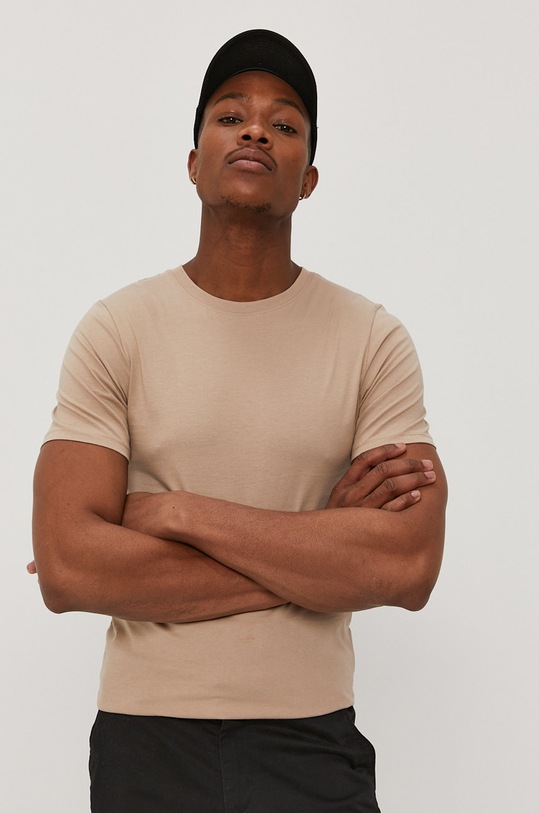 Jack & Jones - Tričko hladký šedá 12156101