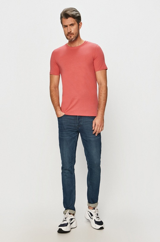 Jack & Jones - T-shirt 12156101 różowy AA00